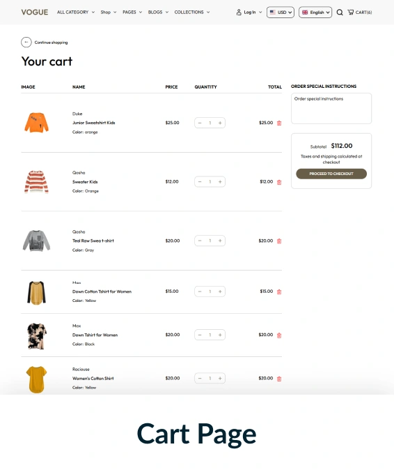 Vogue Shopify Theme