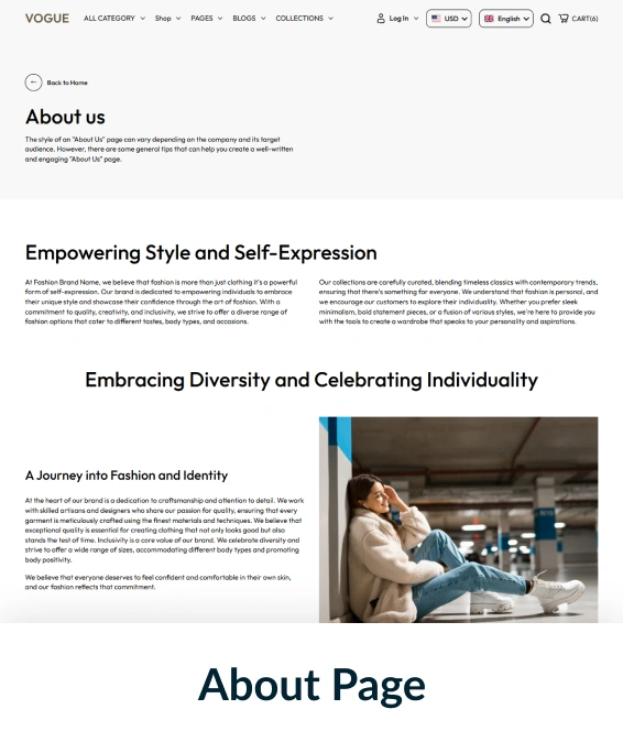 Vogue Shopify Theme