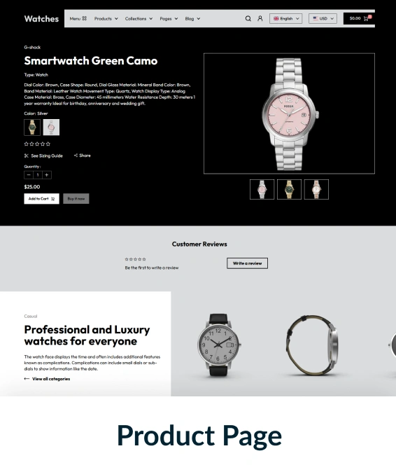 Watches Shopify Theme