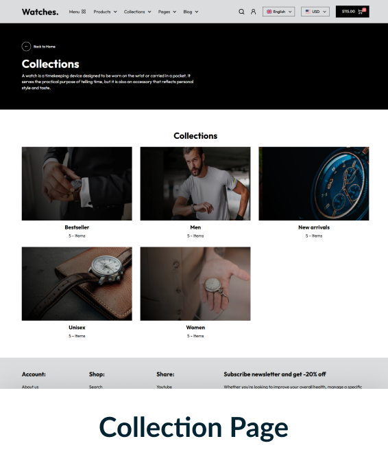 Watches Shopify Theme