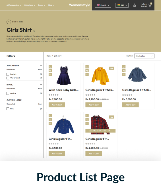 Womansstyle Shopify Theme