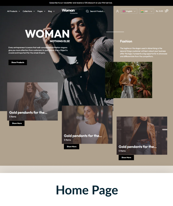 Women Accessories Shopify Theme