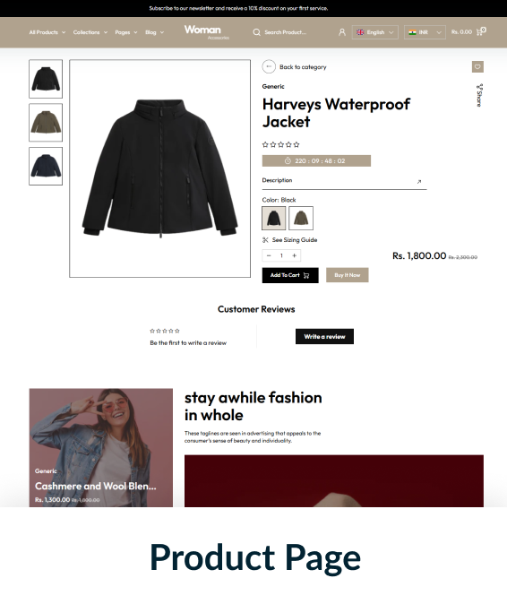 Women Accessories Shopify Theme