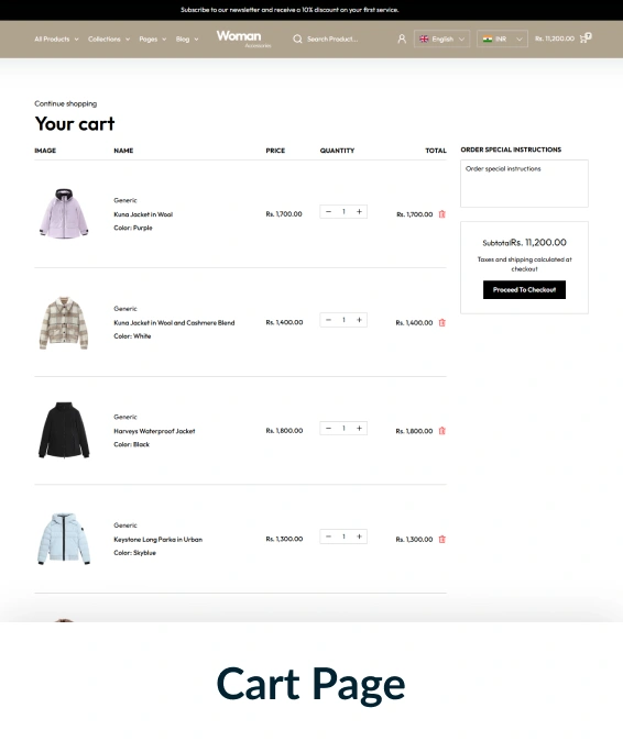 Women Accessories Shopify Theme