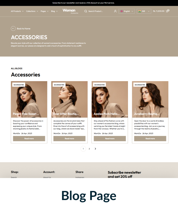 Women Accessories Shopify Theme