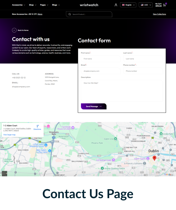 Wrist Watch Shopify Theme