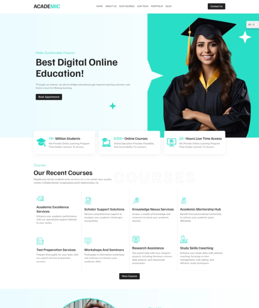 Academic Services – BookingGo SaaS Add-On