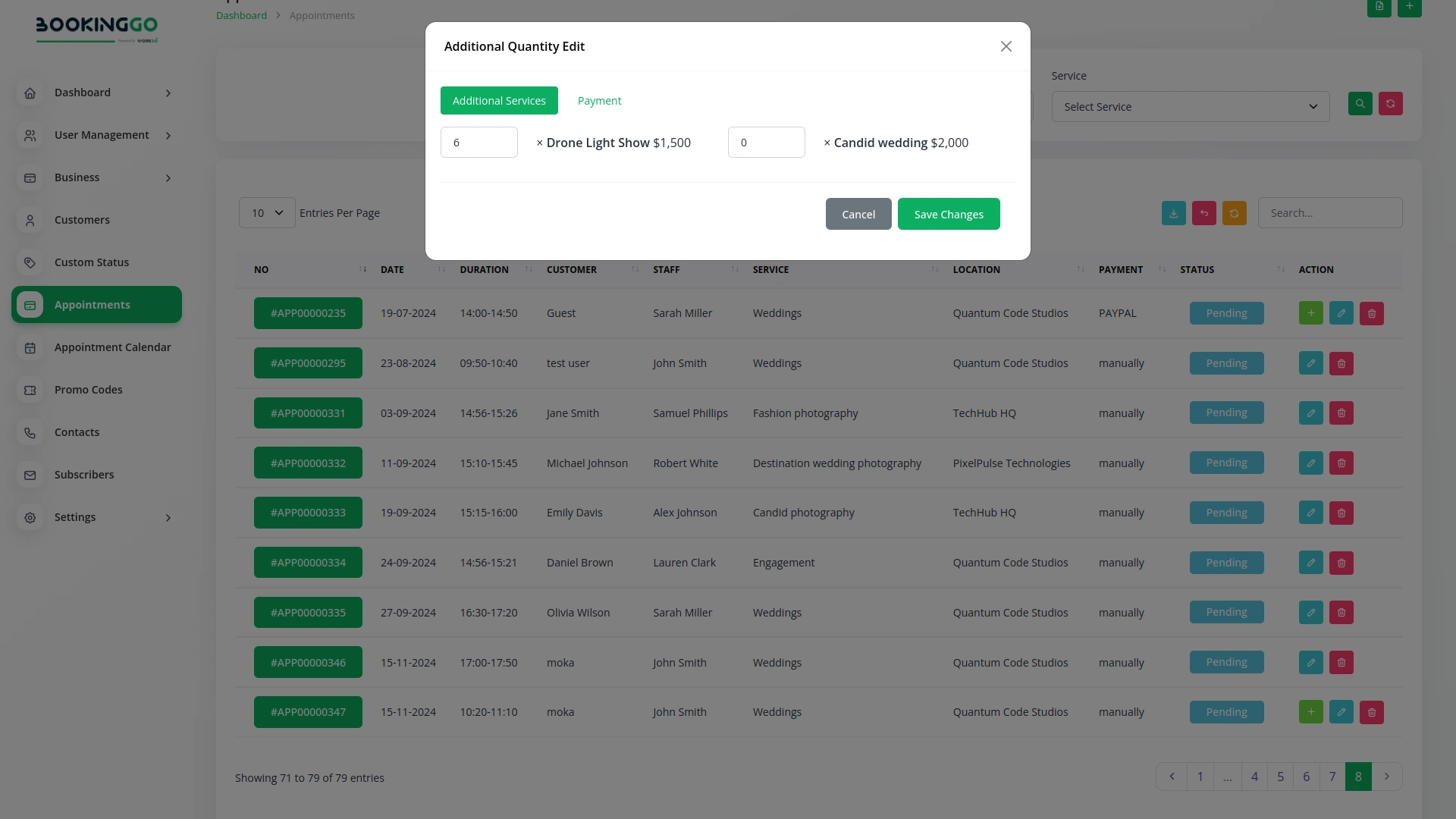 Additional Services – BookingGo SaaS Add-On