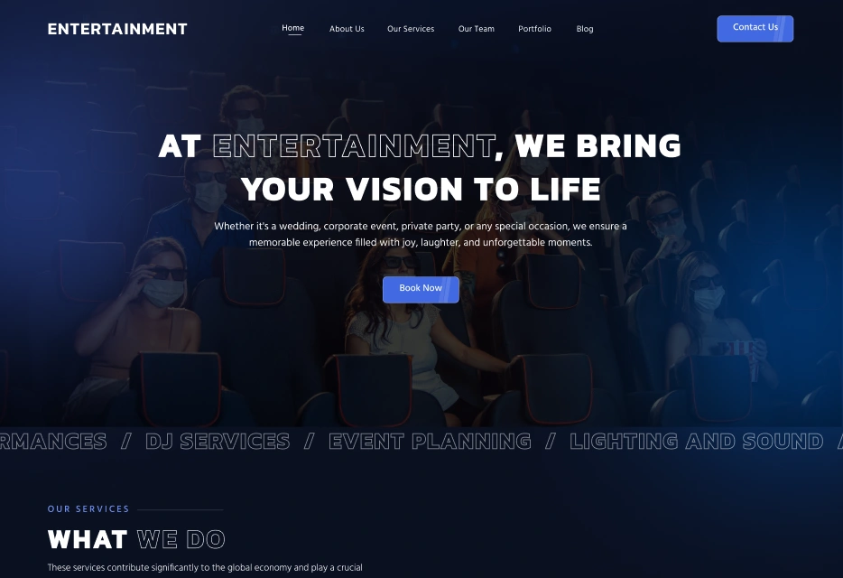 Entertainment Services – BookingGo SaaS Add-On