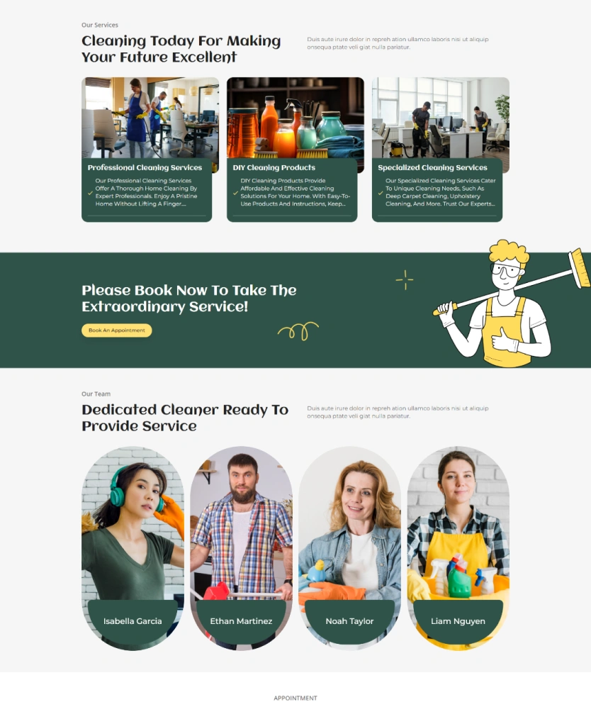 Home Cleaning – BookingGo SaaS Add-On
