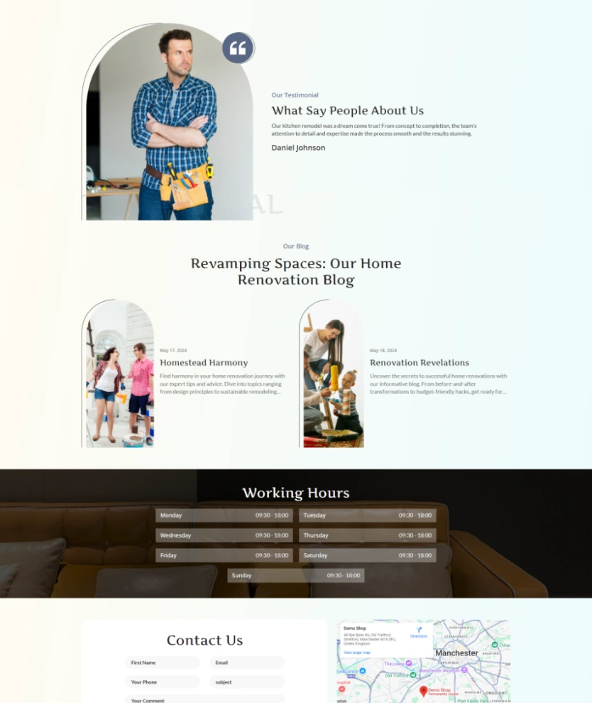 Home Renovation – BookingGo SaaS Add-On
