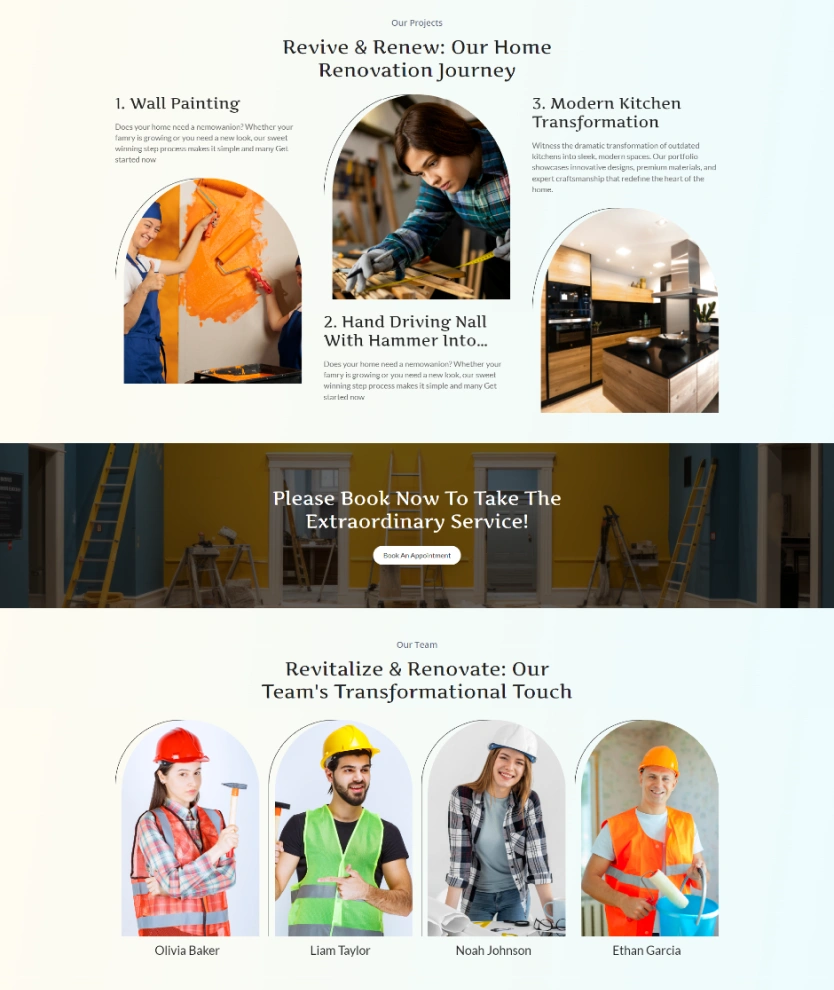 Home Renovation – BookingGo SaaS Add-On
