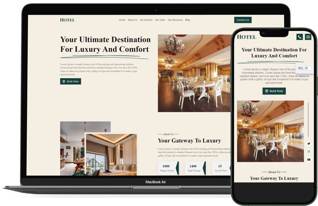 Hotel Services – BookingGo SaaS Add-On