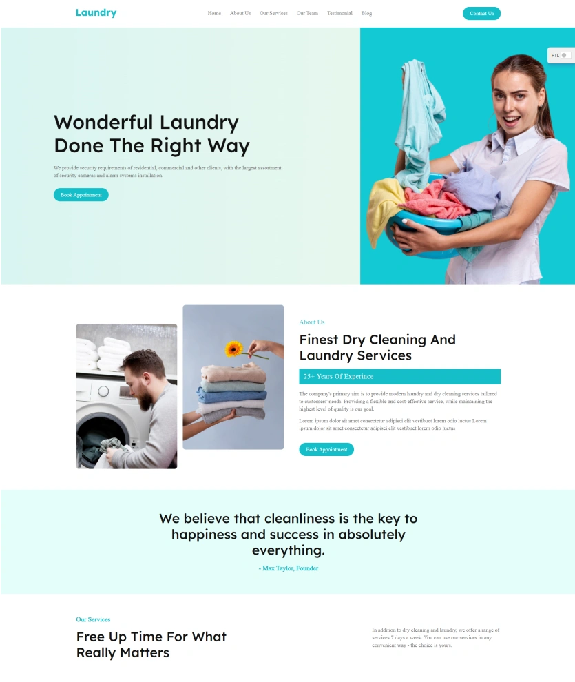 Laundry Services – BookingGo SaaS Add-On