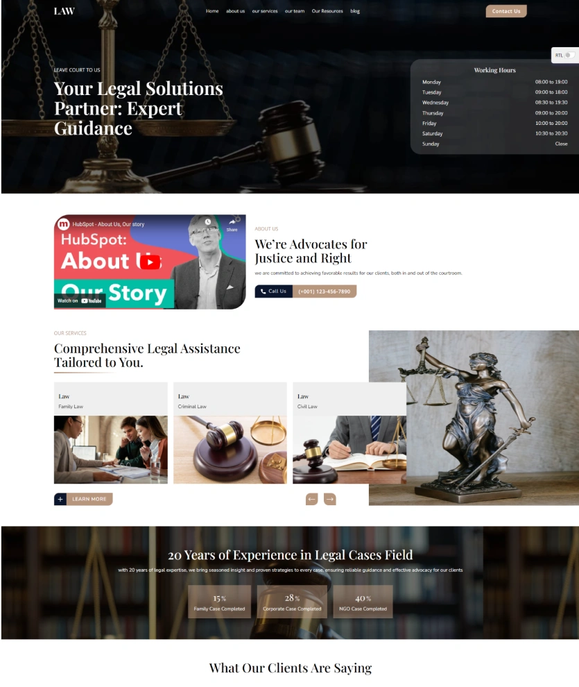 Law – BookingGo SaaS Add-On