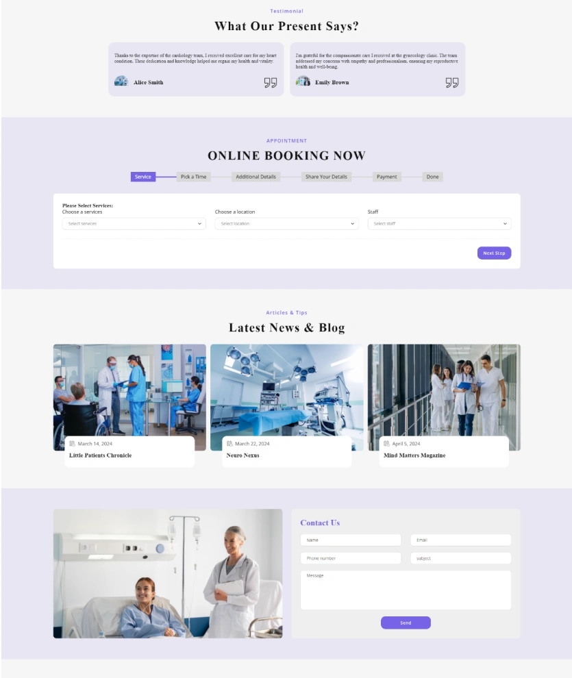Medical – BookingGo SaaS Add-On