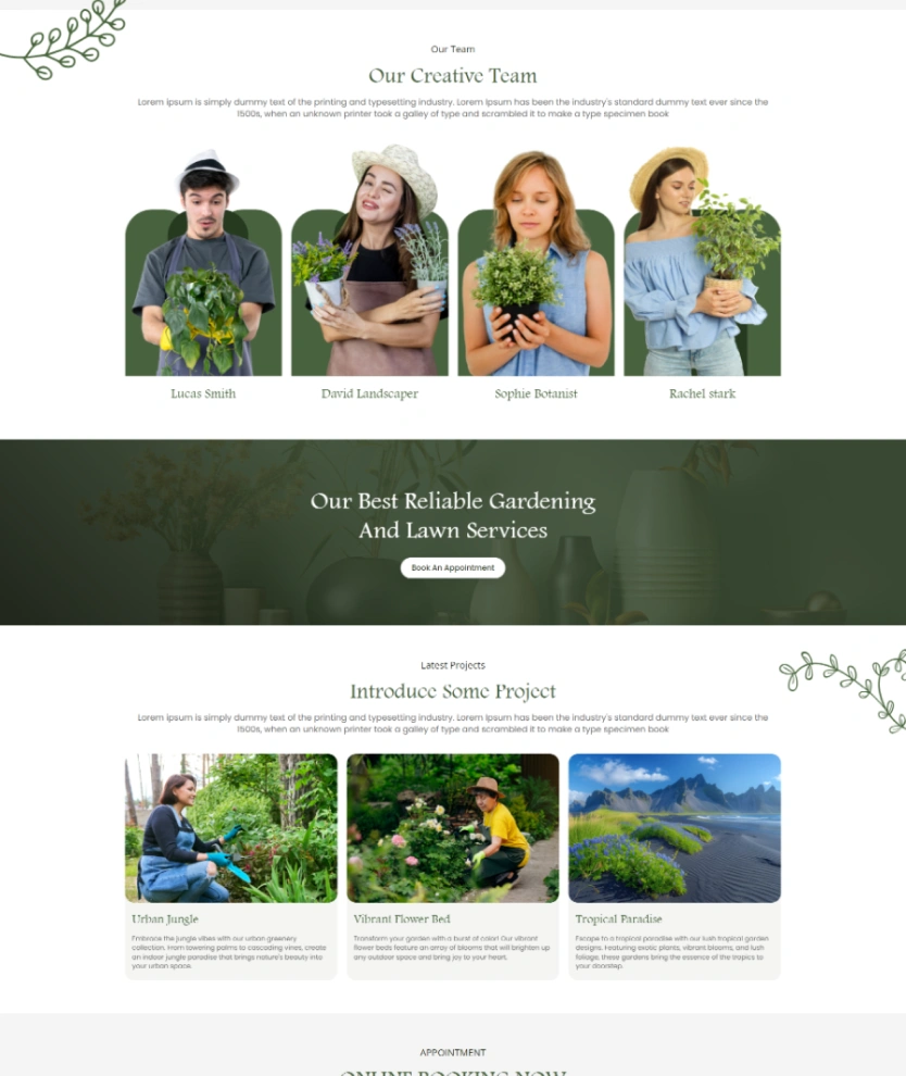 Plant Nursery – BookingGo SaaS Add-On