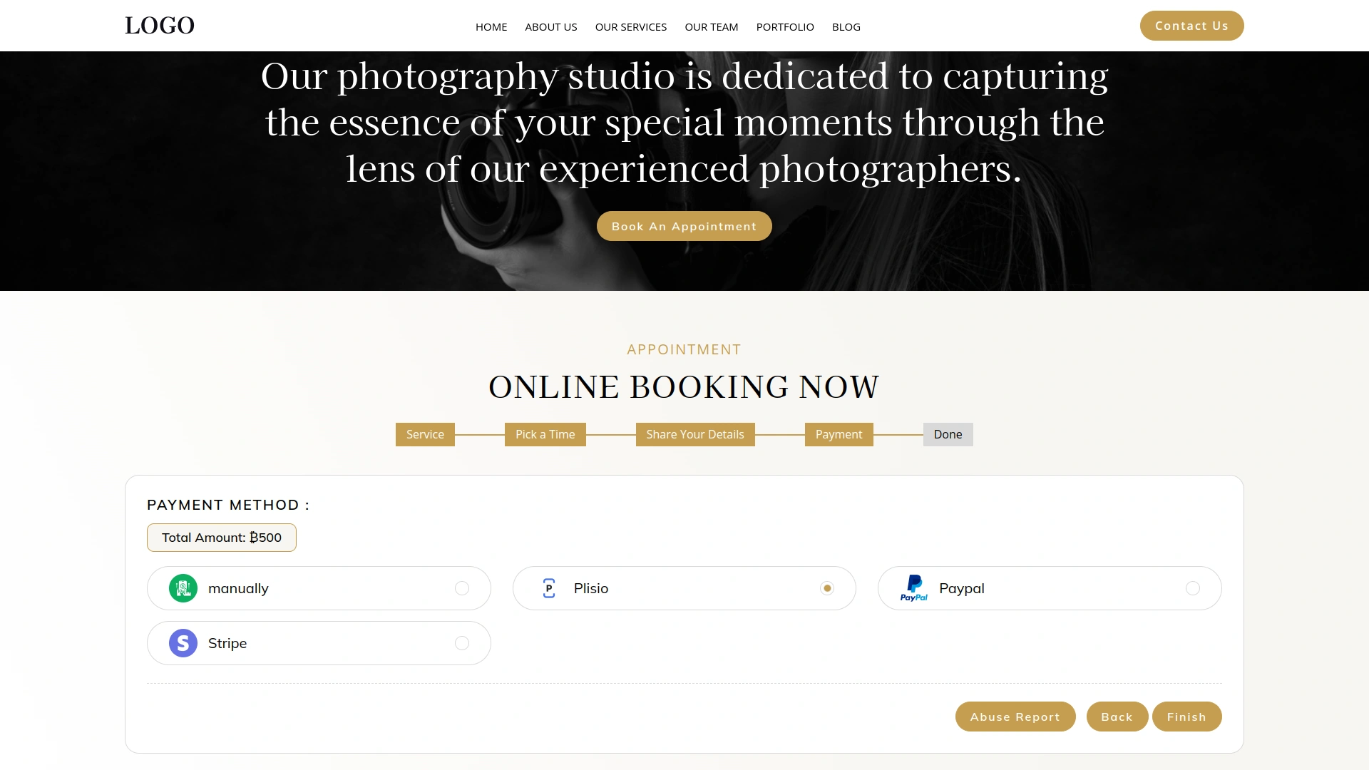 Plisio – BookingGo SaaS Add-On