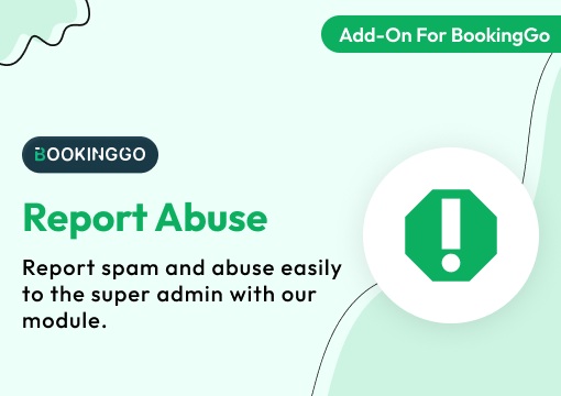 Report Abuse – BookingGo SaaS Add-On