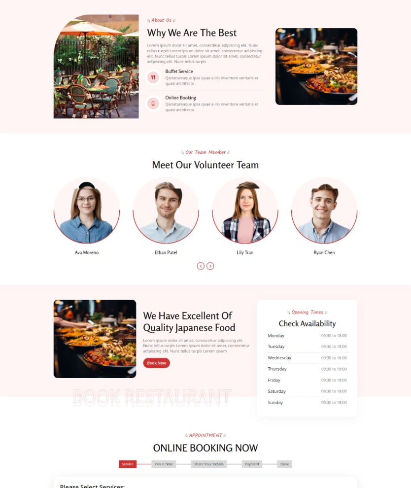 Restaurant Services – BookingGo SaaS Add-On