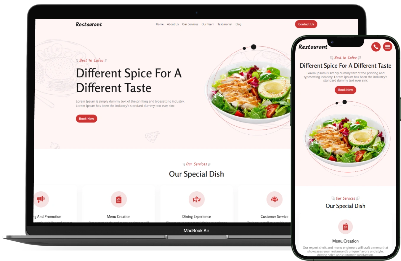Restaurant Services – BookingGo SaaS Add-On