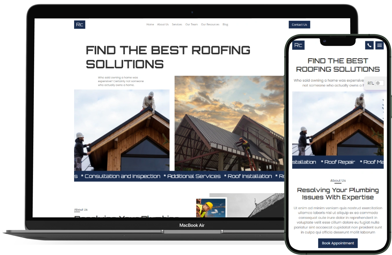 Roofing Contractor – BookingGo SaaS Add-On