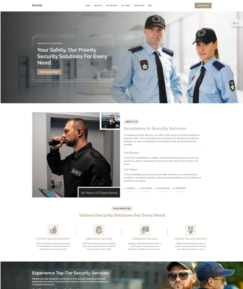 Security Services – BookingGo SaaS Add-On
