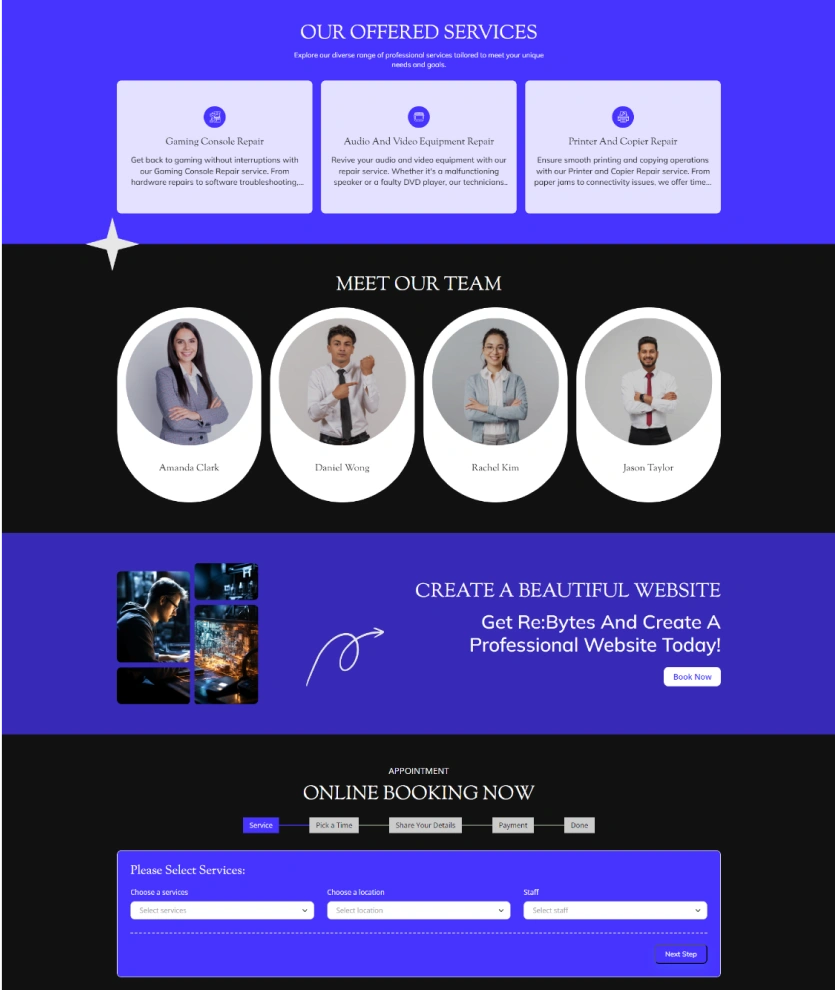 Technology Repair – BookingGo SaaS Add-On