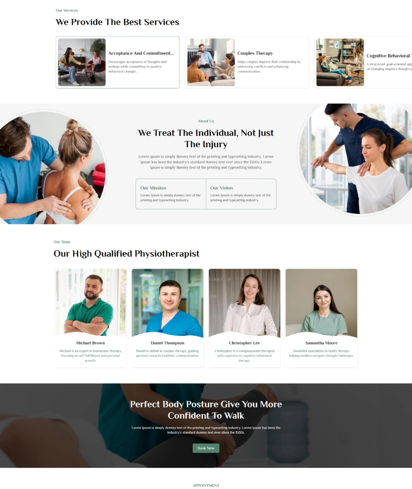 Therapy Service – BookingGo SaaS Add-On