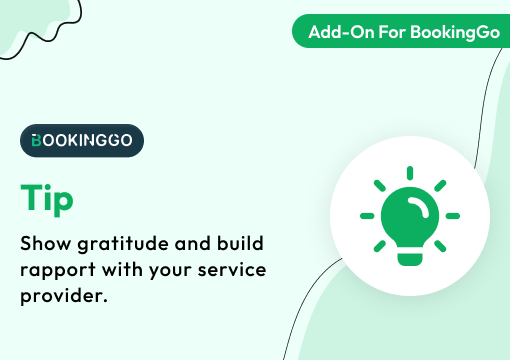 Tip – BookingGo SaaS Add-On