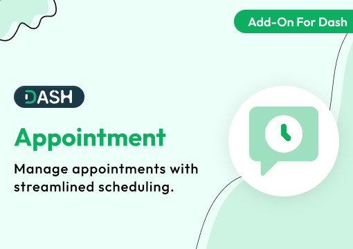 Appointment – Dash SaaS Add-On