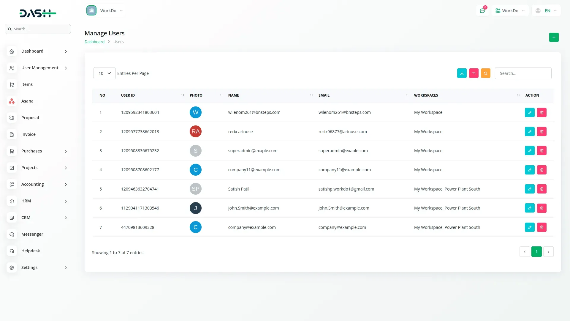 Asana Project Management