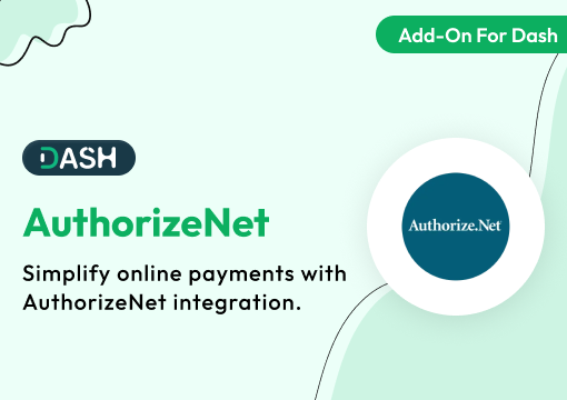 AuthorizeNet – Dash SaaS Add-On