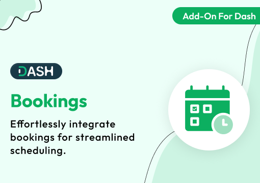 Bookings – Dash SaaS Add-On