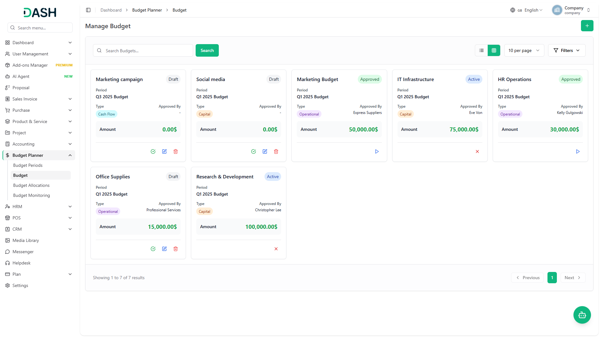 Budget Planner