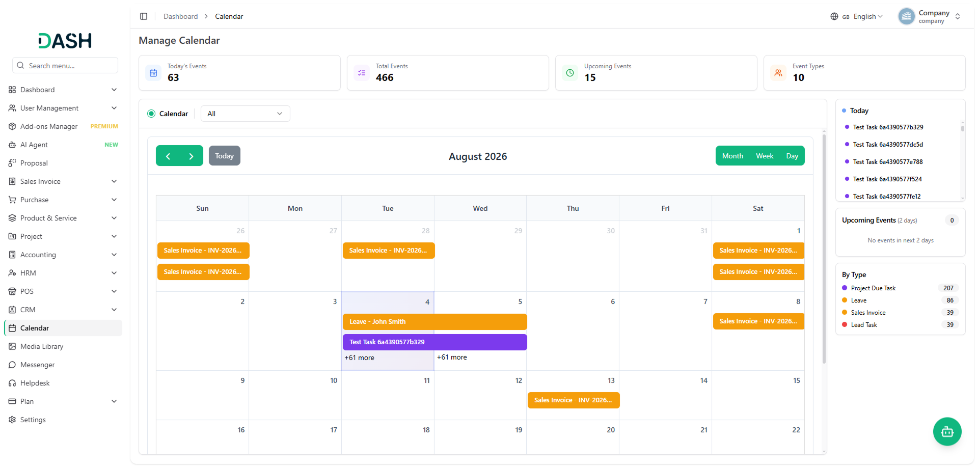 Calendar