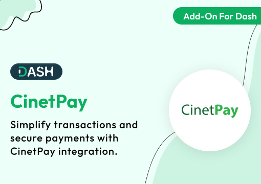 CinetPay – Dash SaaS Add-On
