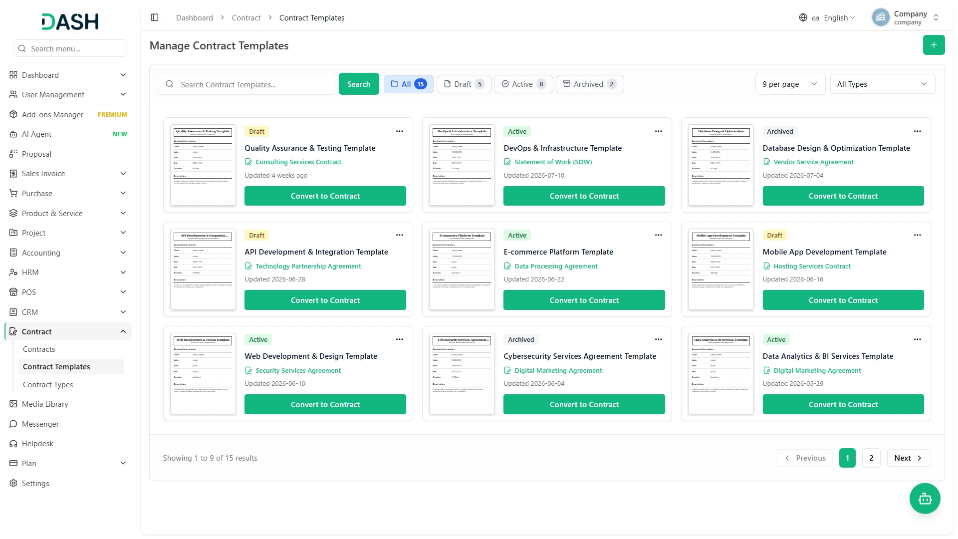 Contract Template