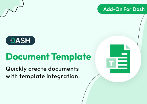 Document Template – Dash SaaS Add-On