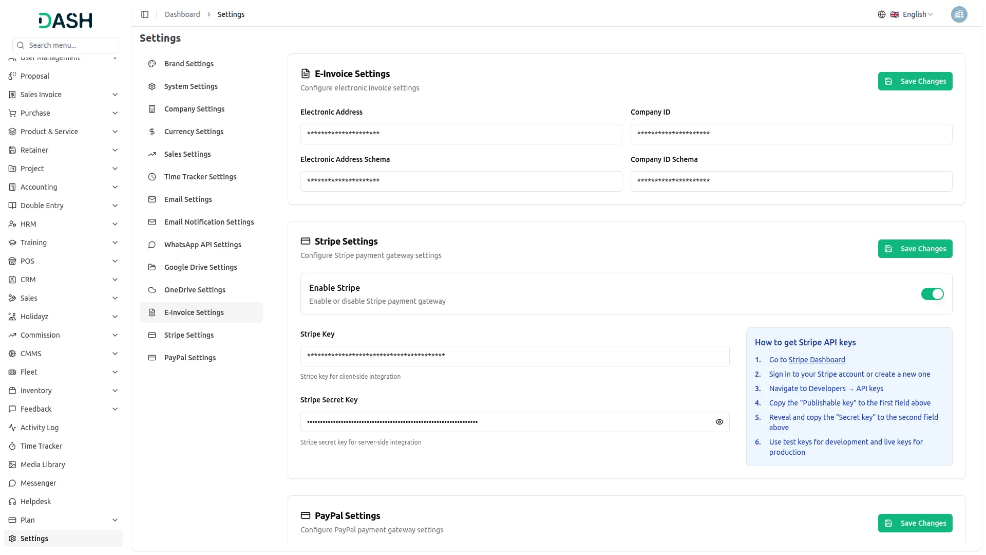E-Invoice for European