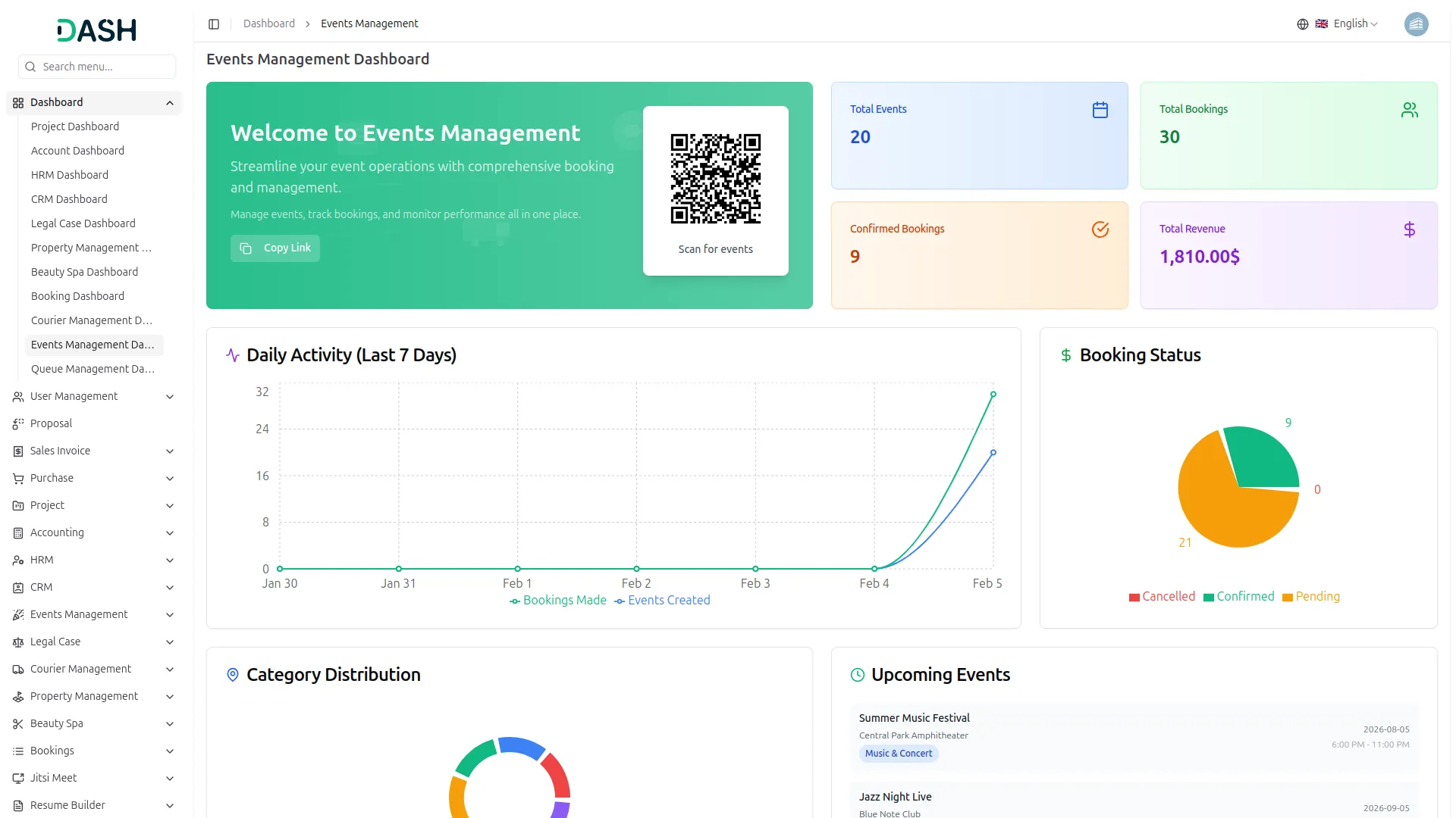 Events Management