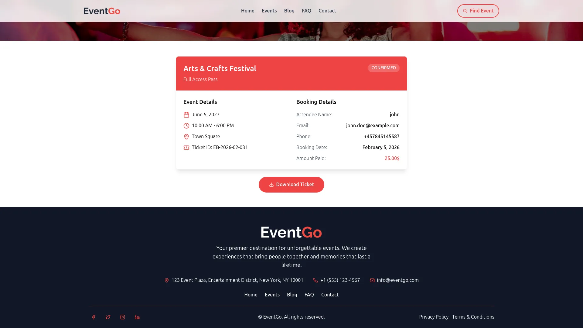 Events Management