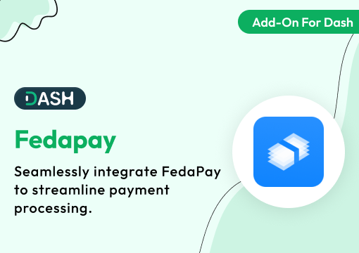 Fedapay – Dash SaaS Add-On
