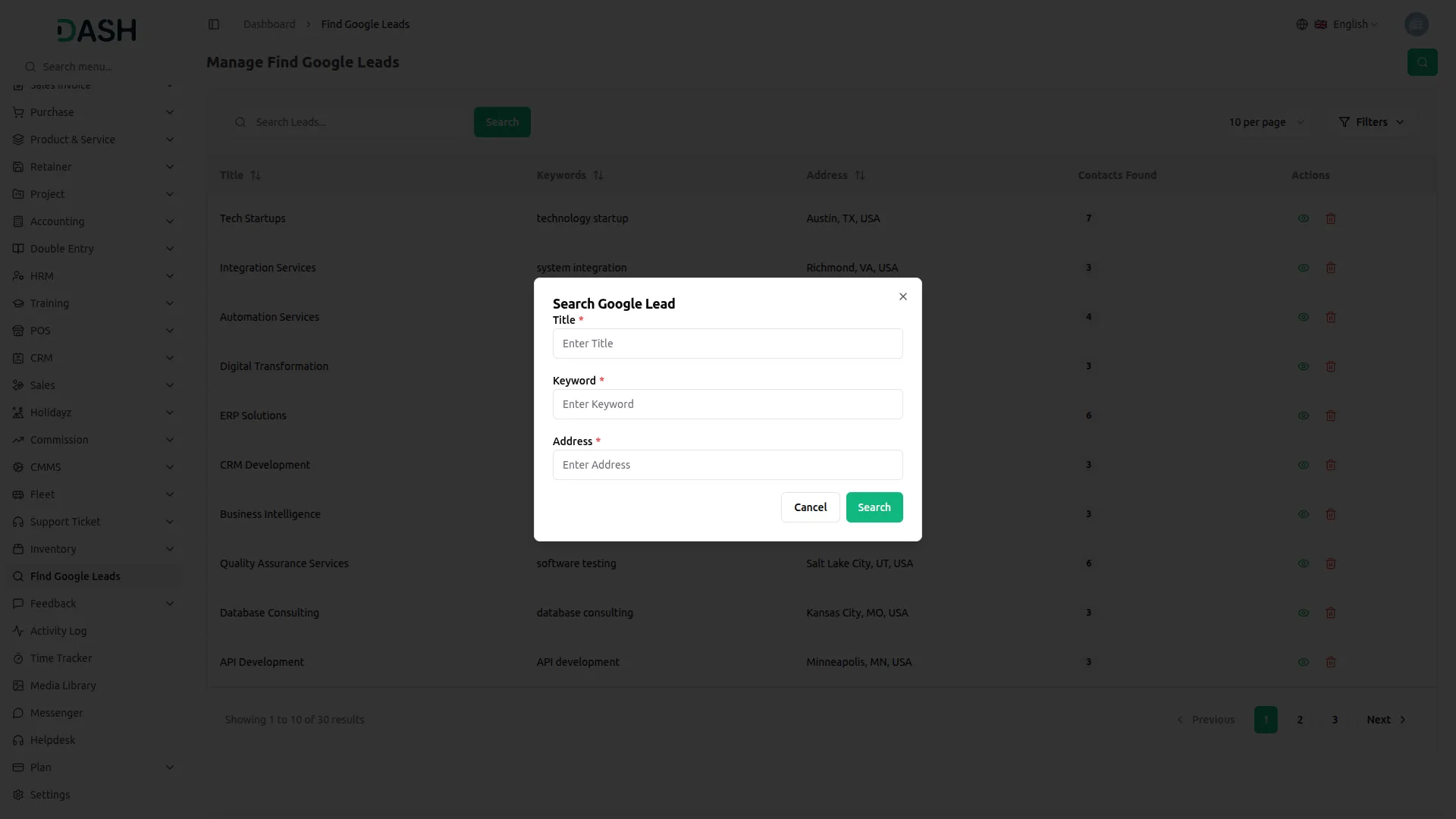 Find Google Leads
