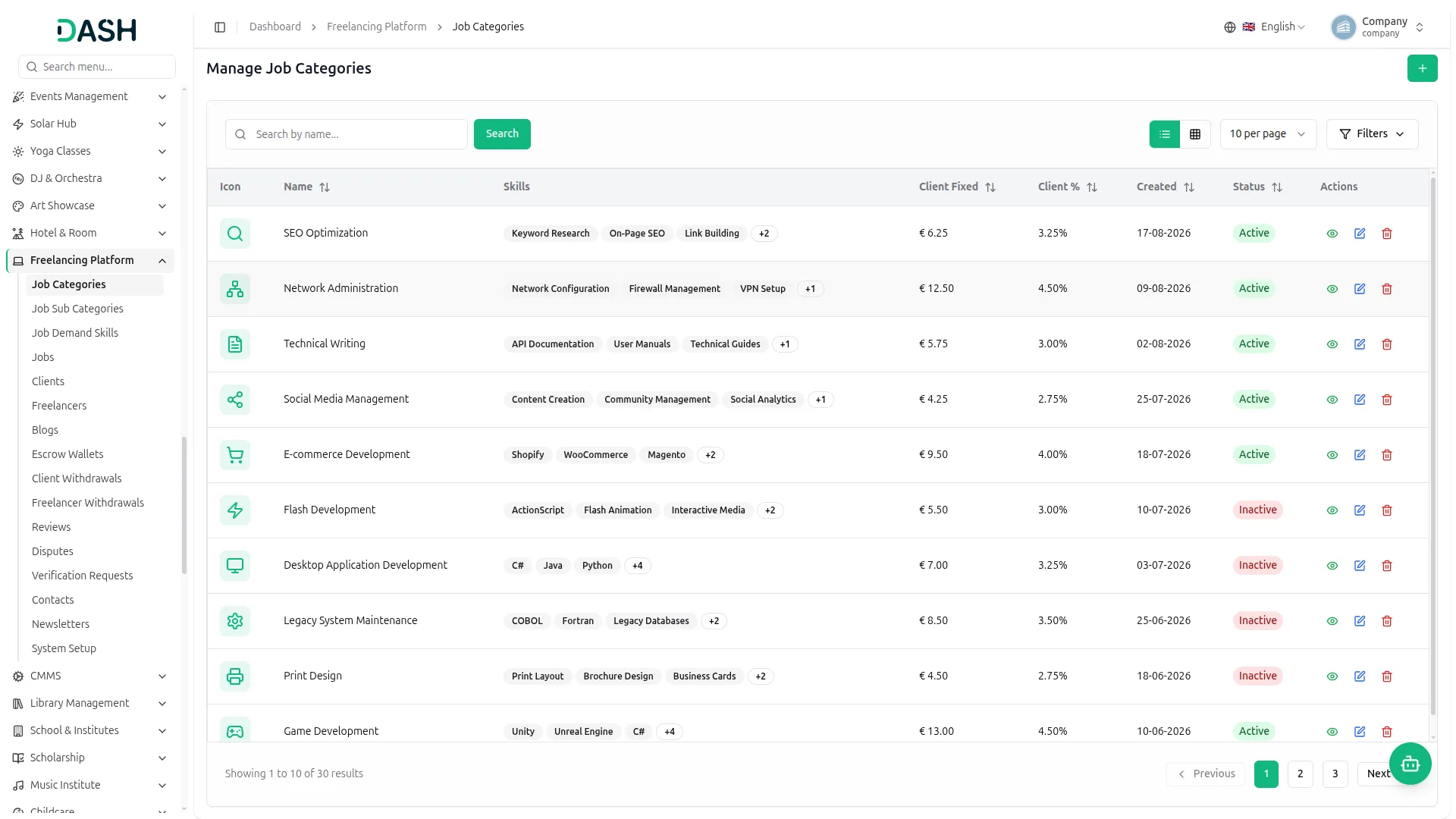 Freelancing Platform