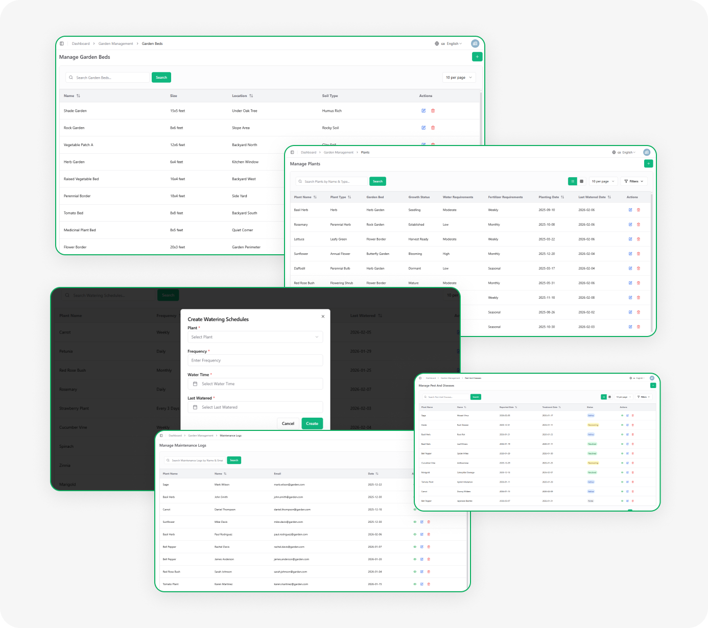 Garden Management System