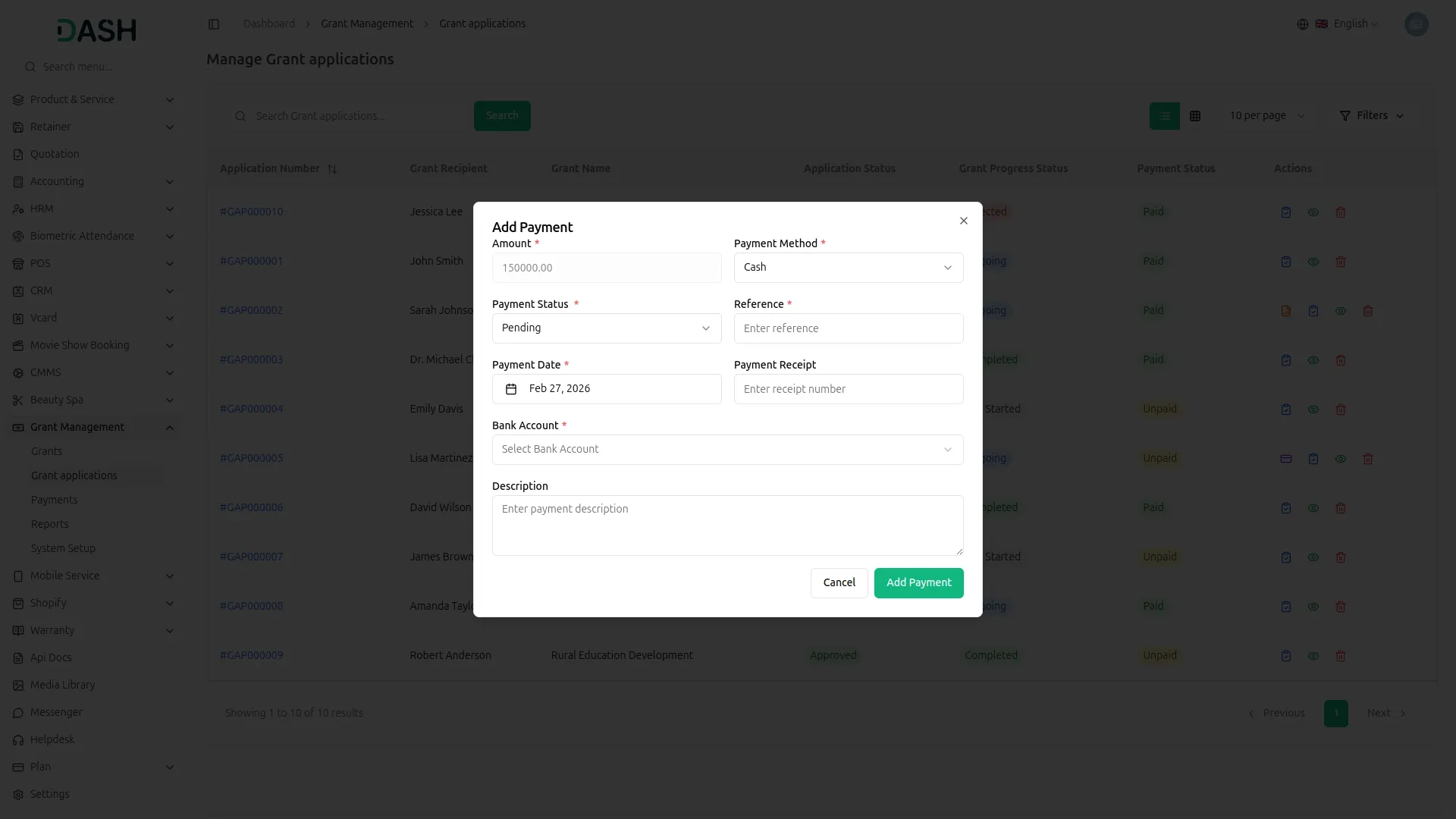 Grant Management