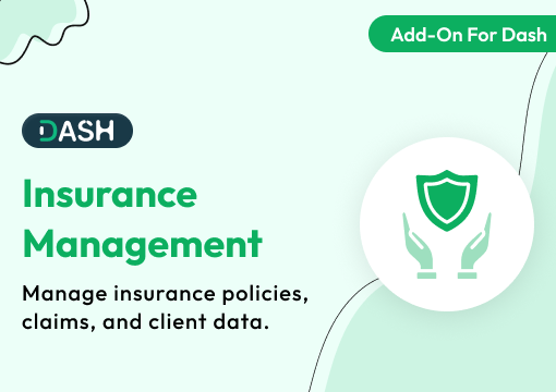 Insurance Management – Dash SaaS Add-On