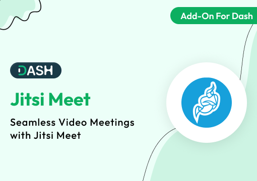Jitsi Meet – Dash SaaS Add-On