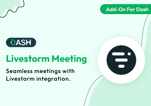 Livestorm Meeting – Dash SaaS Add-On